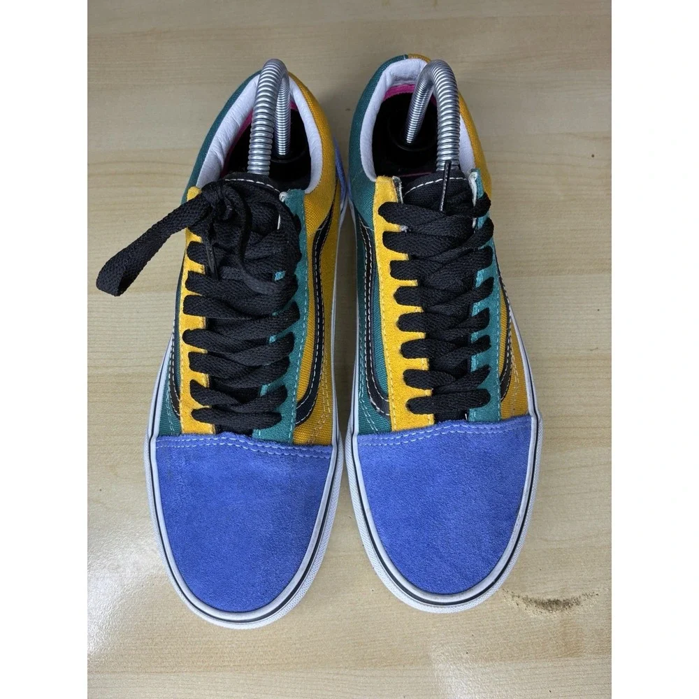 Vans Men-Women Yacht Club Old Skool Sneakers Multi Color Men's Size 7 Women 8.5